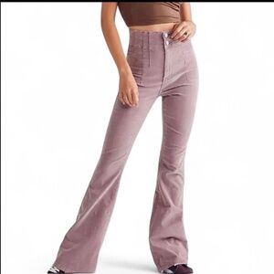 Free People We The Free Jayce Cord High Rise Flare Pants